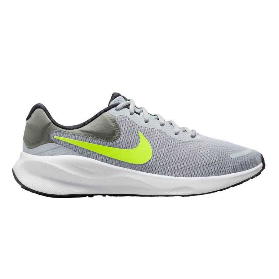 Tenis fashion nike verde e cinza